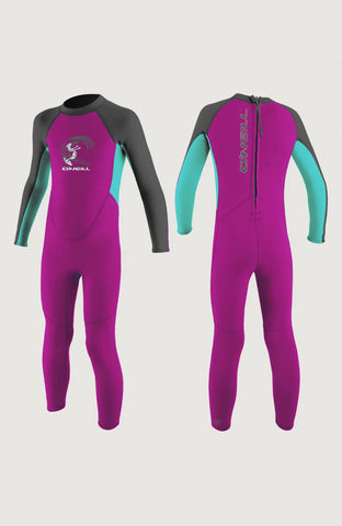 Toddler Reactor-2 2mm Back Zip Full - Girls