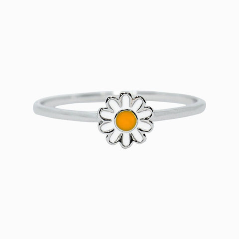 DAISY RING SILVER SILVER