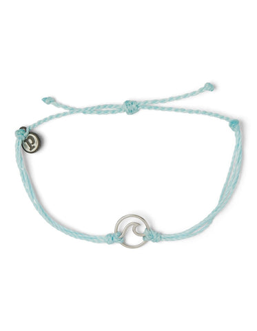 PURA VIDA WAVE SILVER ICE BLUE