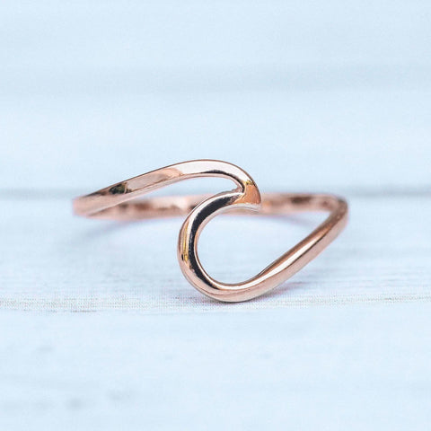 WAVE RING ROSE GOLD