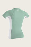 GIRLS PREMIUM SKINS S/S RASH GUARD