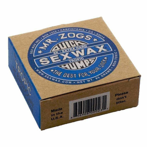 SEX WAX TROPIC OR BASECOAT 5X